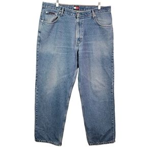 Tommy Hilfiger Tommy Jeans Vintage Y2K Medium Light Wash Denim Jeans Men's 40x32